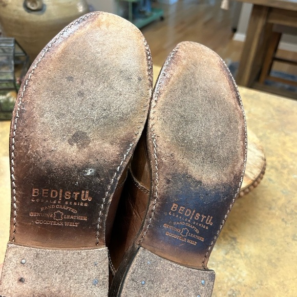 Bed Stu Cobbler Series Brown Leather Saddle Oxford - Picture 11 of 11